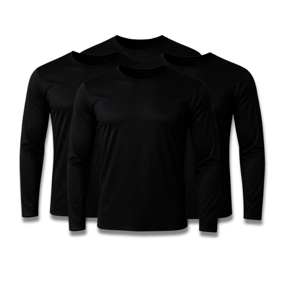 Kit 4 Camisetas Manga Longa Tecnológicas - ThermoShirt
