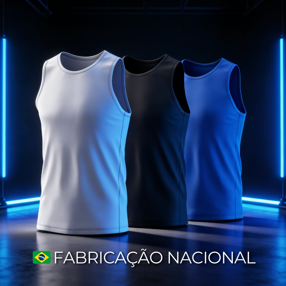 Kit 3 Regatas FitneSmart - Anti Suor