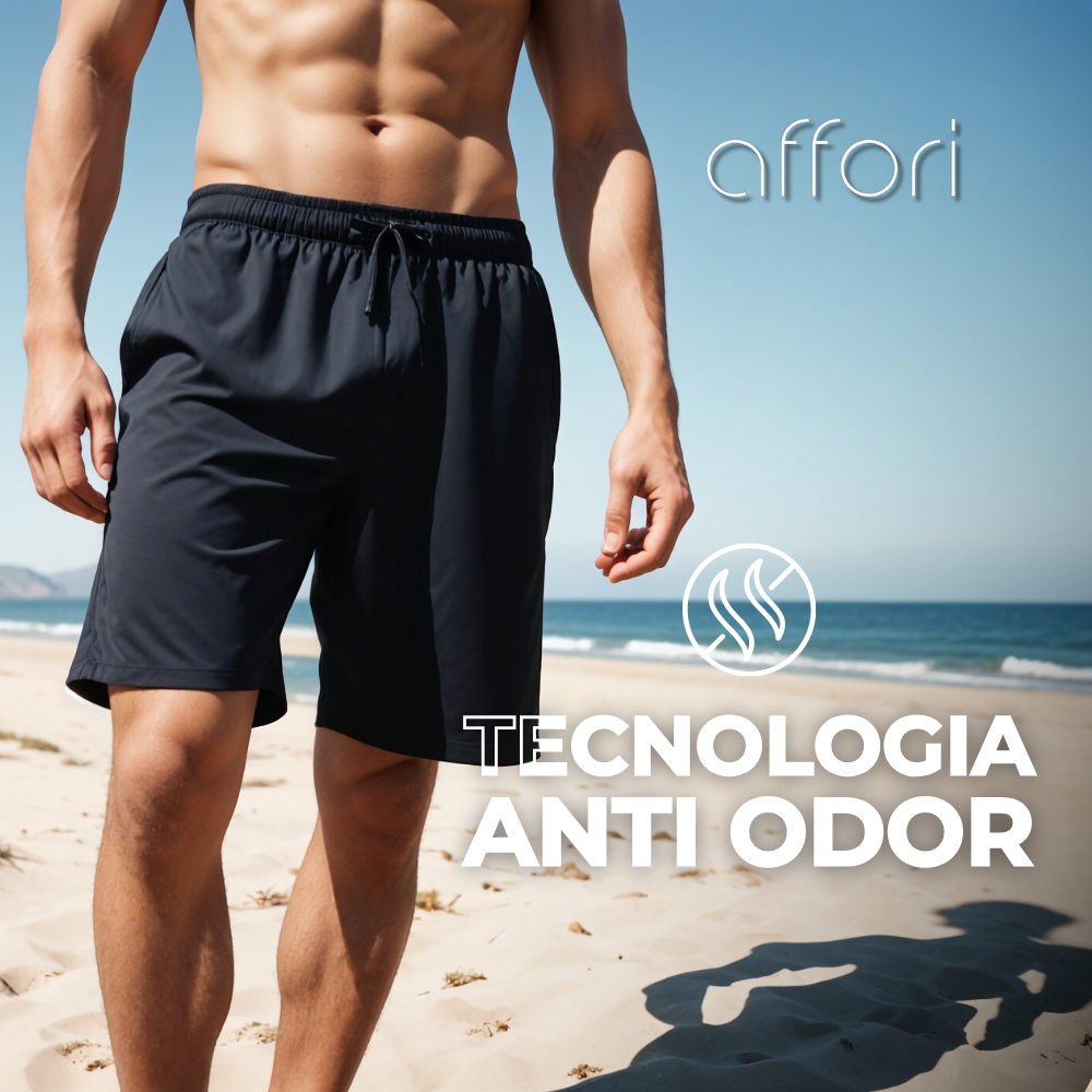 Shorts Masculino Tecnológico Fitnesmart - Anti Suor e Odor