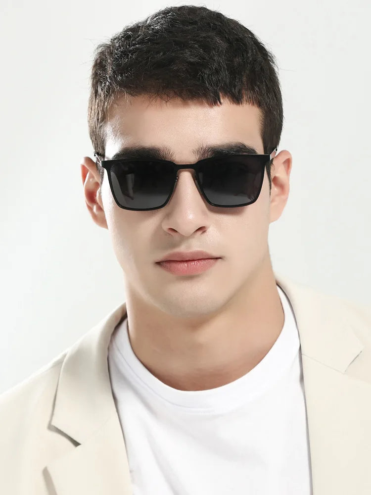Óculos de Sol Masculino Quadrado Premium - Cacife Old style