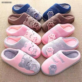 Pantufa Feminina Estilo Chinelo Gatinho