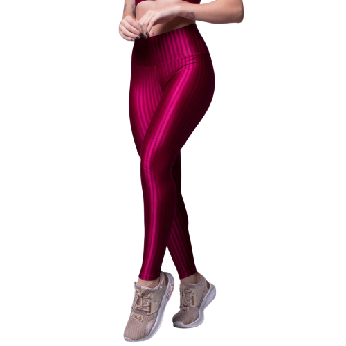 Conjunto Fitness Feminino - Top Bojo Removível e Calça Legging 3D Megan Compress