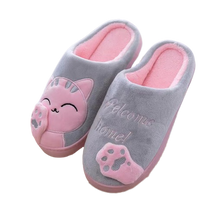 Pantufa Feminina Estilo Chinelo Gatinho